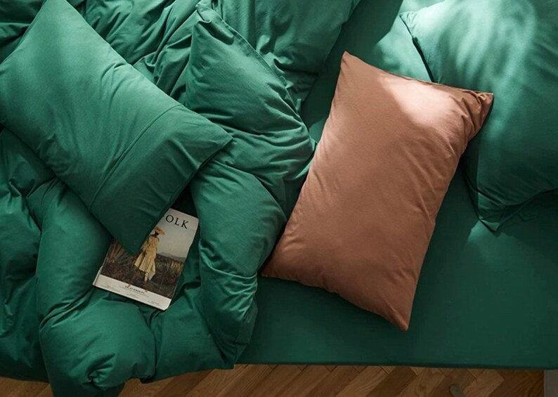  - Ever Lasting - Solid Bedding Set / Forest Green - Bedding Set - Ever Lasting