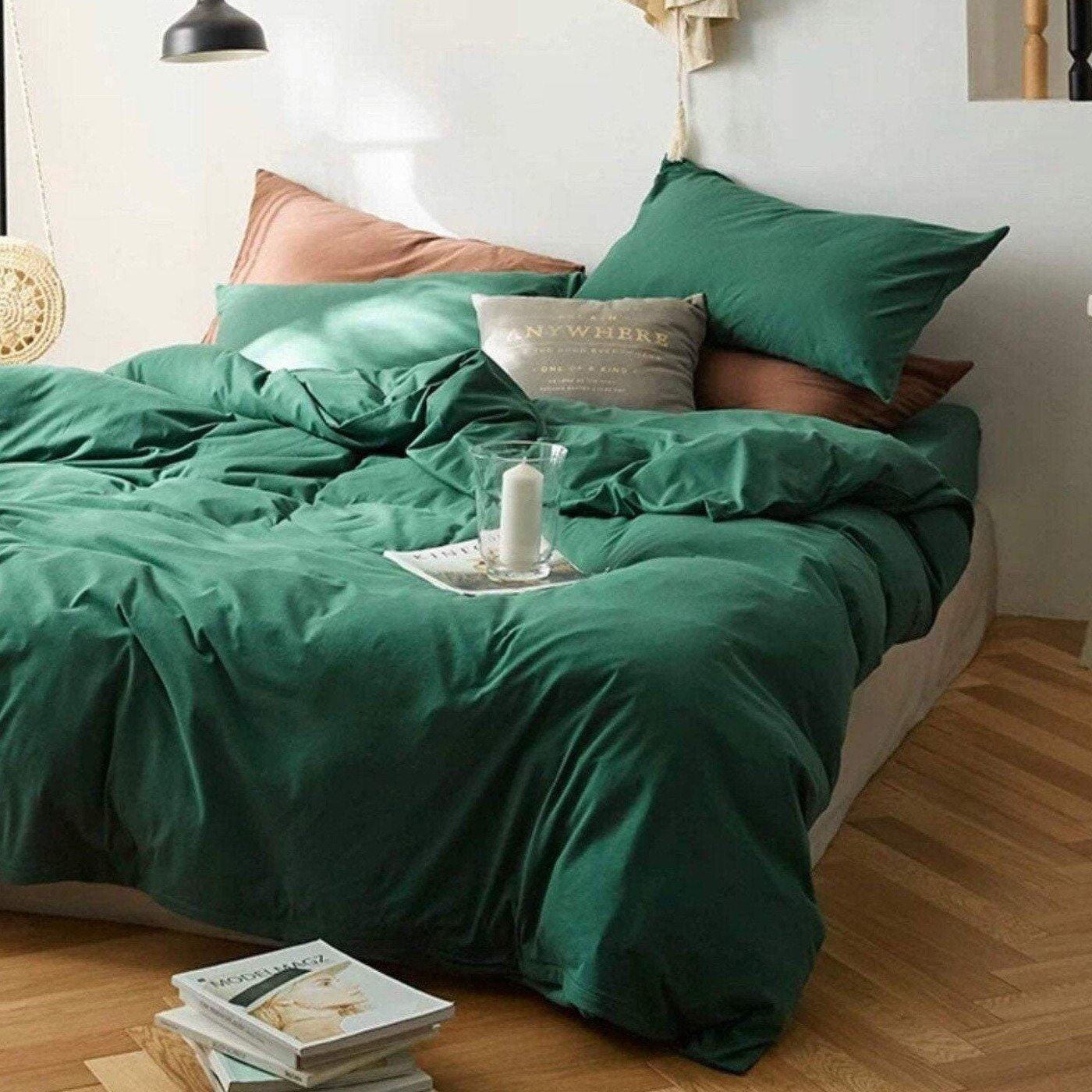  - Ever Lasting - Solid Bedding Set / Forest Green - Bedding Set - Ever Lasting