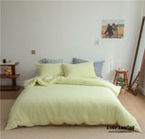 Solid Bedding Set / Melon Green