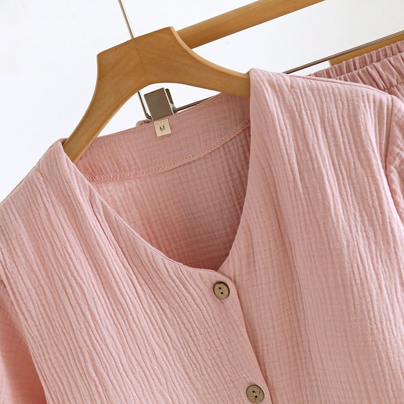-Ever Lasting - Somnia Shorts & Long-Pant V-Neck Pajama Set / Pink -Pajamas -Ever Lasting