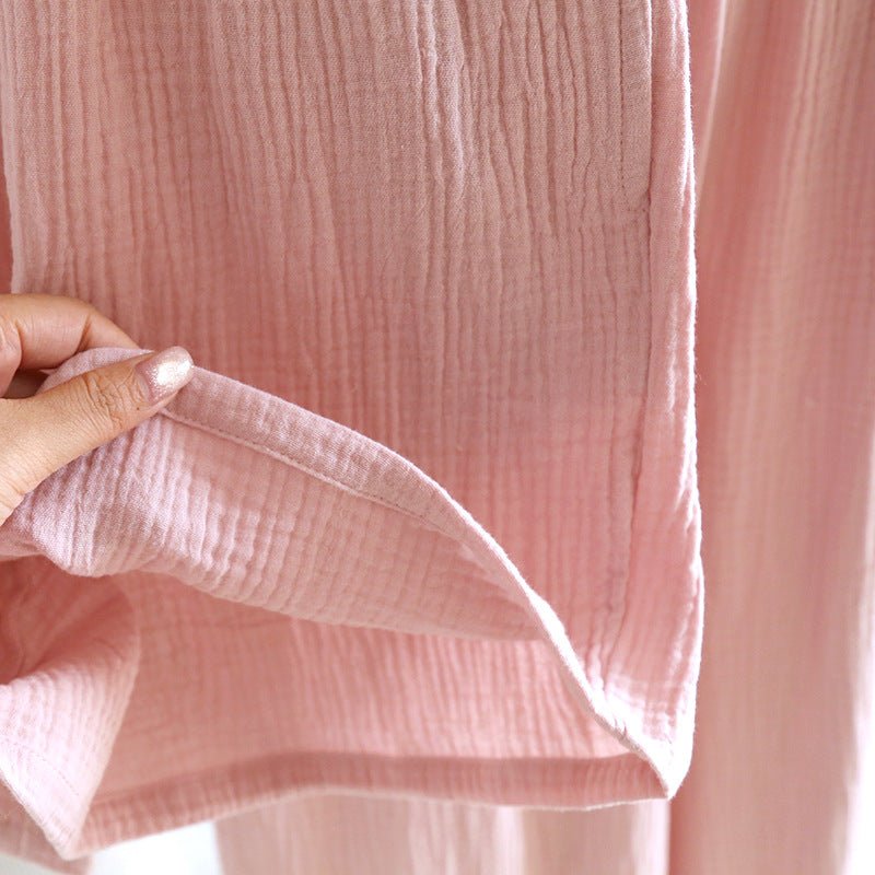 -Ever Lasting - Somnia Shorts & Long-Pant V-Neck Pajama Set / Pink -Pajamas -Ever Lasting