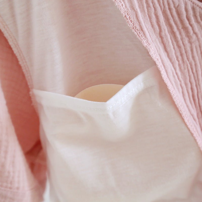 -Ever Lasting - Somnia Shorts & Long-Pant V-Neck Pajama Set / Pink -Pajamas -Ever Lasting