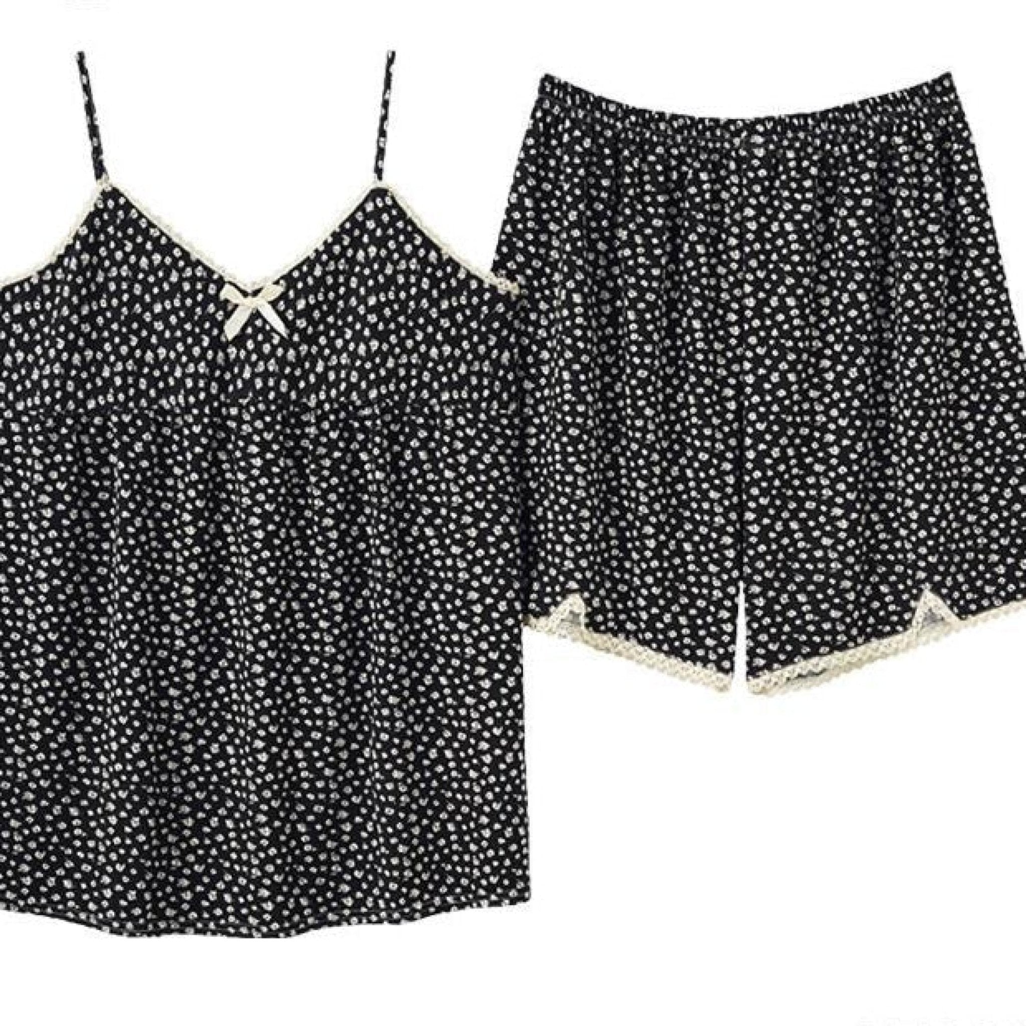 Sophie Pastoral Floral Pajama Set / Red - Ever Lasting