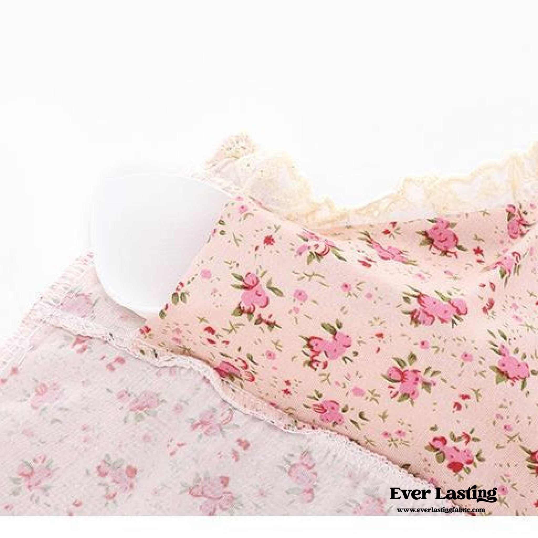 Sophie Pastoral Floral Pajama Set / Red - Ever Lasting