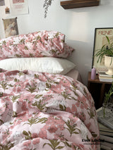 Spring Floral Washed Cotton Pillowcases