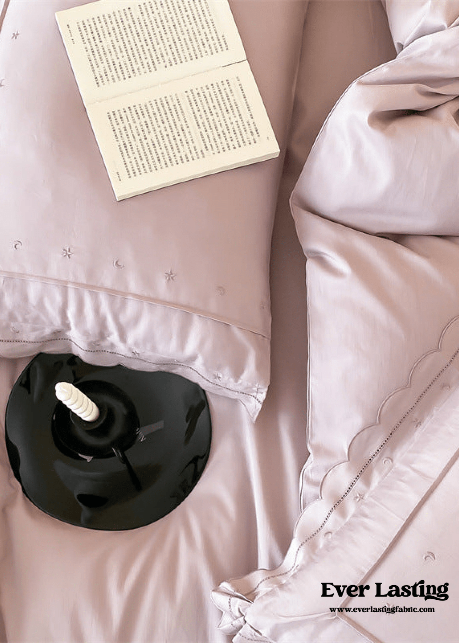  - Ever Lasting - Star Gaze Short Cake Ruffle Bedding Set / Purple - Bedding Set - Ever Lasting