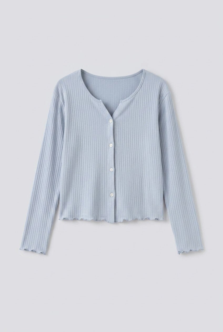 -Ever Lasting - Stardust Long-Sleeve Top Pajama Set / Blue -Pajamas -Ever Lasting