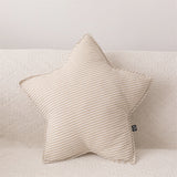 Starry Night Beige Stripe Pillow Set / Candy Star
