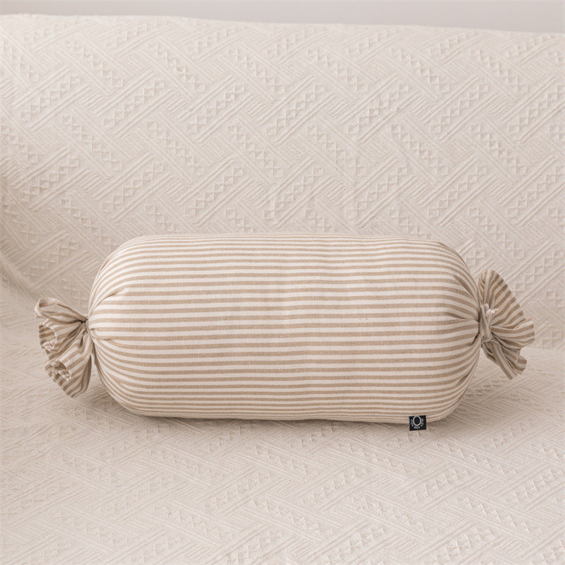 Starry Night Beige Stripe Pillow Set / Cloud Candy