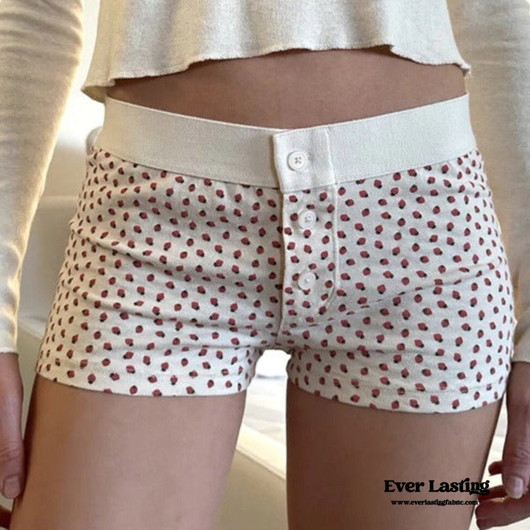 Strawberry Pajama Boyshorts - Ever Lasting