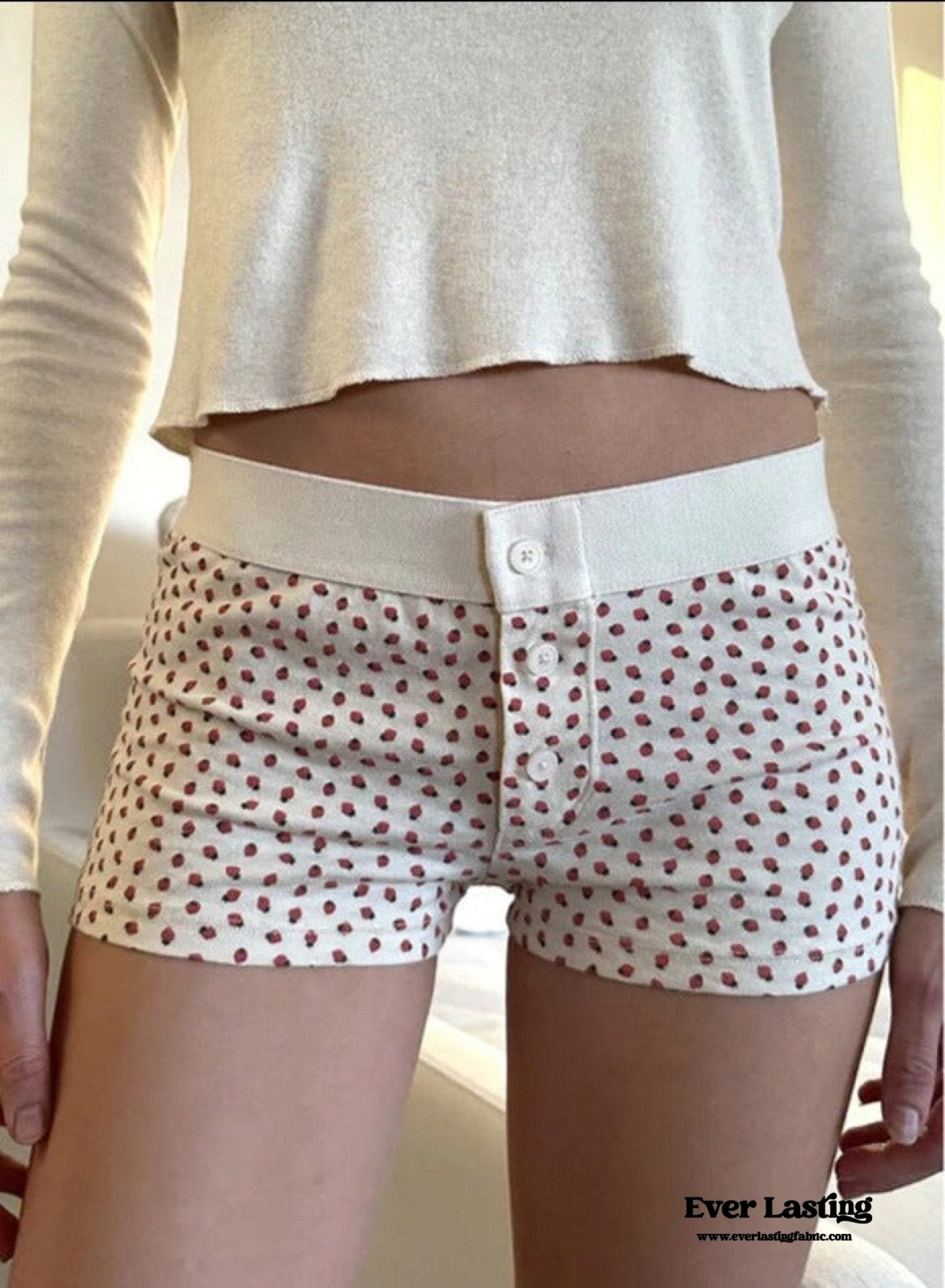 Strawberry Pajama Boyshorts - Ever Lasting