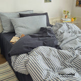 Stripe Bedding Set / Blue