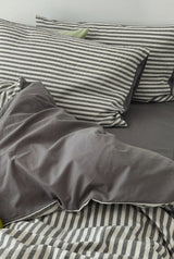 Stripe Bedding Set / Purple