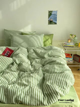 Stripe Bedding Set / Blue