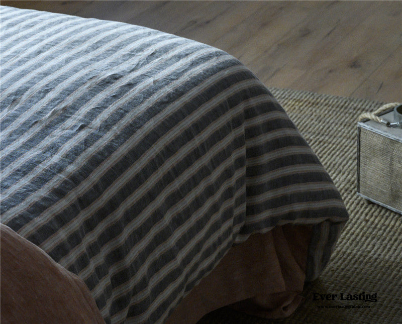Striped Linen Bedding Bundle