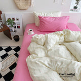 Sweet Floral Bedding Set / Pink