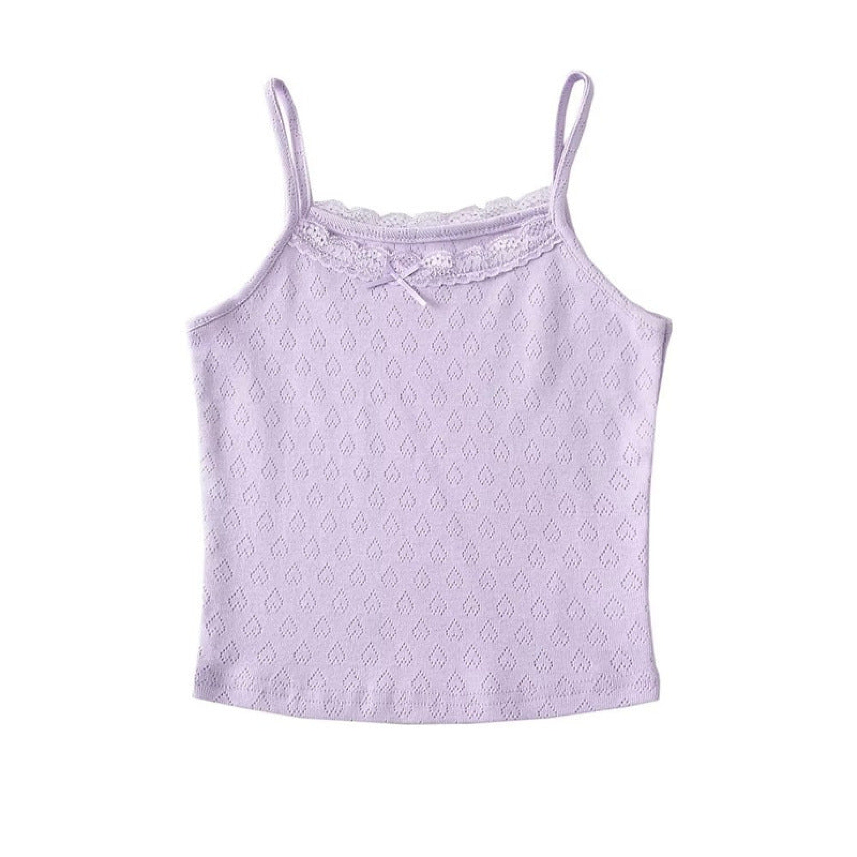 Sweet Heart Lace Cami Tank / White | Best Stylish Bedding | Ever Lasting