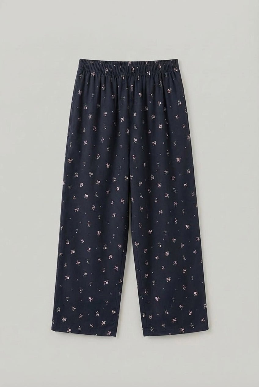  - Ever Lasting - Sylvie Cotton Camisole Floral Pajama Set / Pink - Pajamas - Ever Lasting