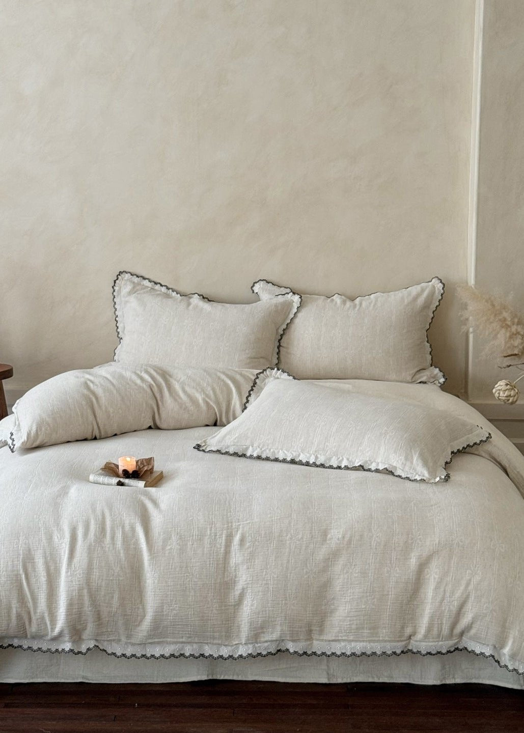  - Ever Lasting - Tatiana Lace Jacquard Bedding Bundle - Bedding Bundle - Ever Lasting