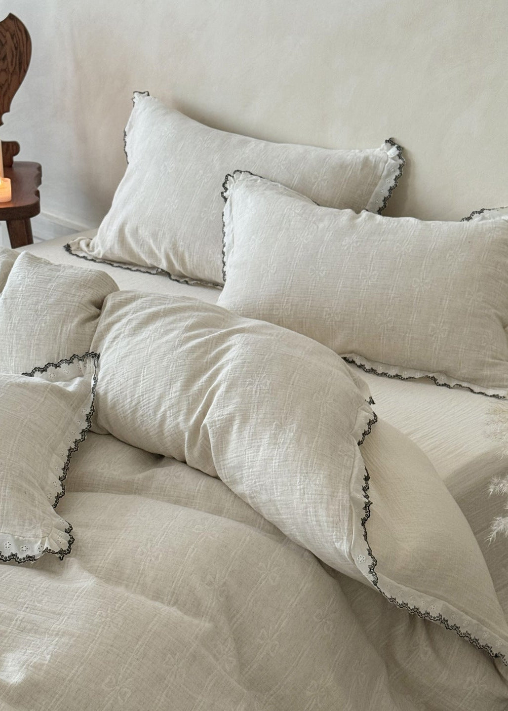  - Ever Lasting - Tatiana Lace Jacquard Bedding Bundle - Bedding Bundle - Ever Lasting