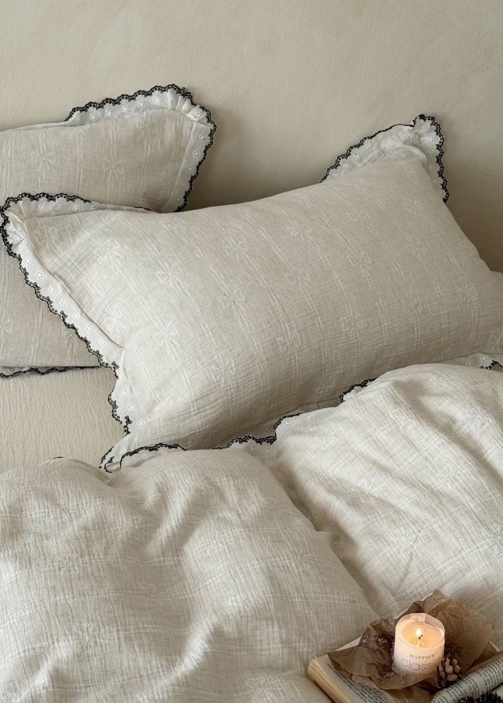  - Ever Lasting - Tatiana Lace Jacquard Bedding Bundle - Bedding Bundle - Ever Lasting