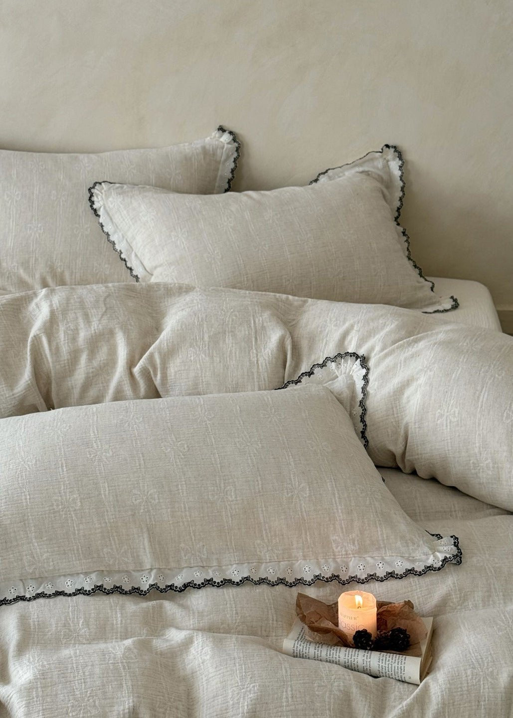  - Ever Lasting - Tatiana Lace Jacquard Bedding Bundle - Bedding Bundle - Ever Lasting