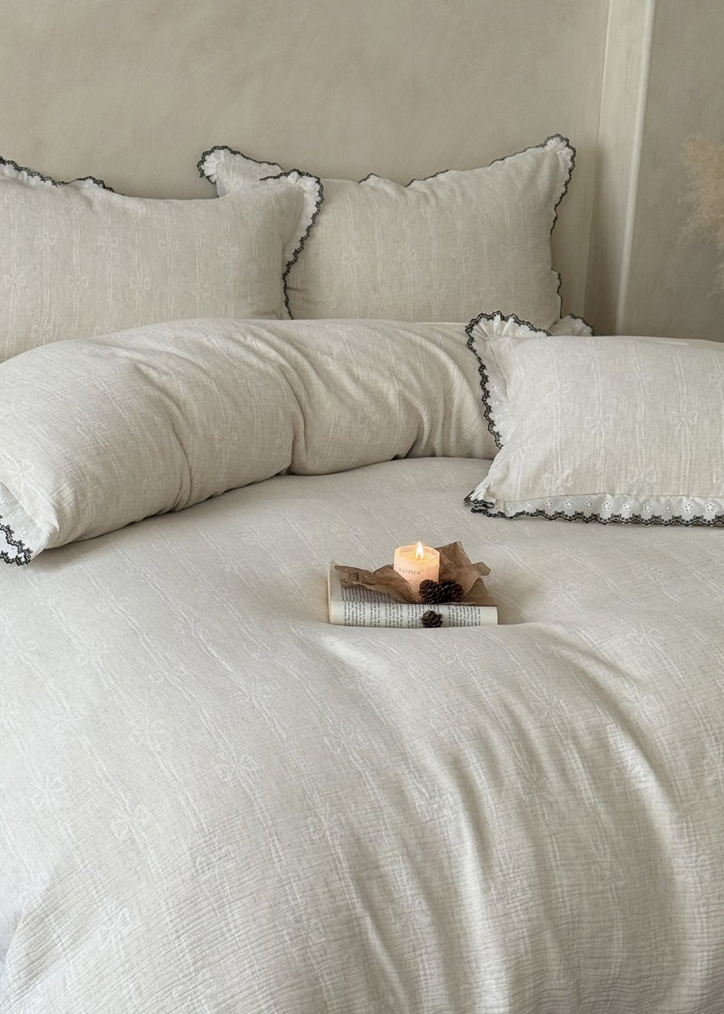  - Ever Lasting - Tatiana Lace Jacquard Bedding Bundle - Bedding Bundle - Ever Lasting
