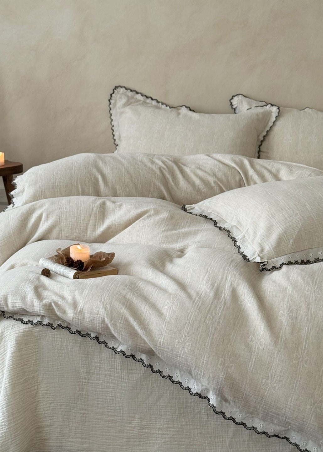  - Ever Lasting - Tatiana Lace Jacquard Bedding Bundle - Bedding Bundle - Ever Lasting