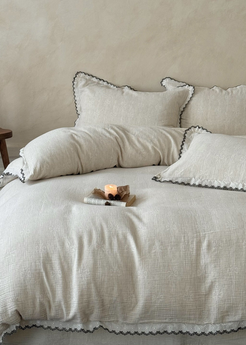  - Ever Lasting - Tatiana Lace Jacquard Bedding Bundle - Bedding Bundle - Ever Lasting