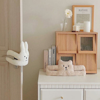 Teddy Bear & Rabbit Soft Door Stopper Bunny Homeware