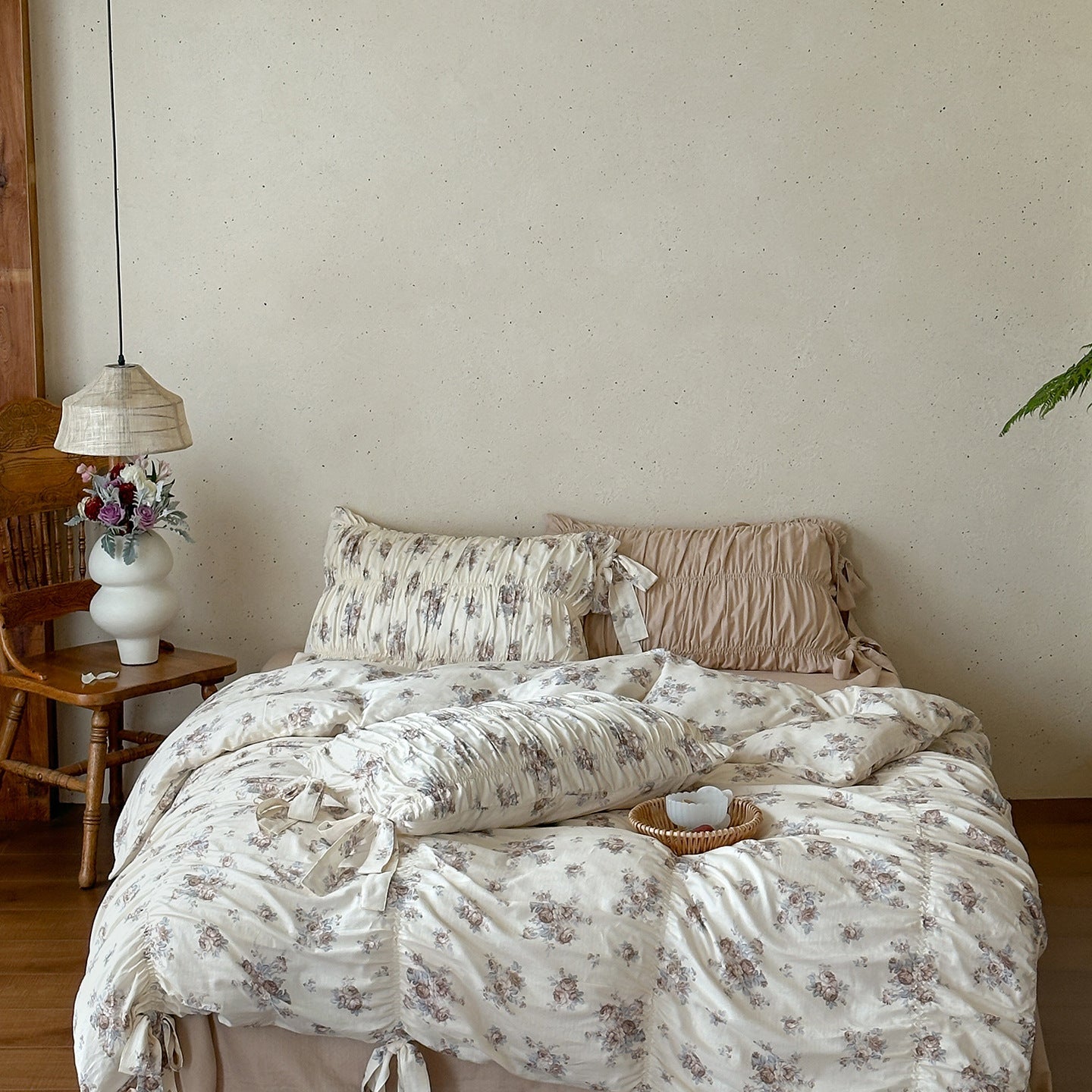 -Ever Lasting - Tessa Floral Bedding Set / Pink -Bedding Set -Ever Lasting