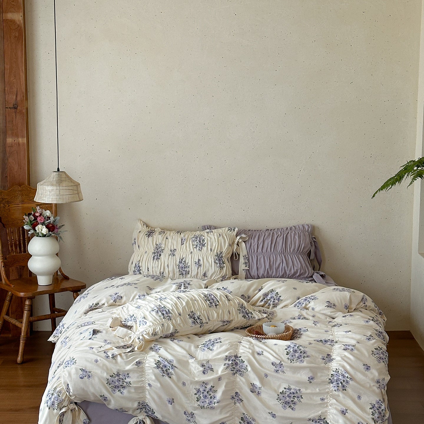 -Ever Lasting - Tessa Floral Bedding Set / Pink -Bedding Set -Ever Lasting