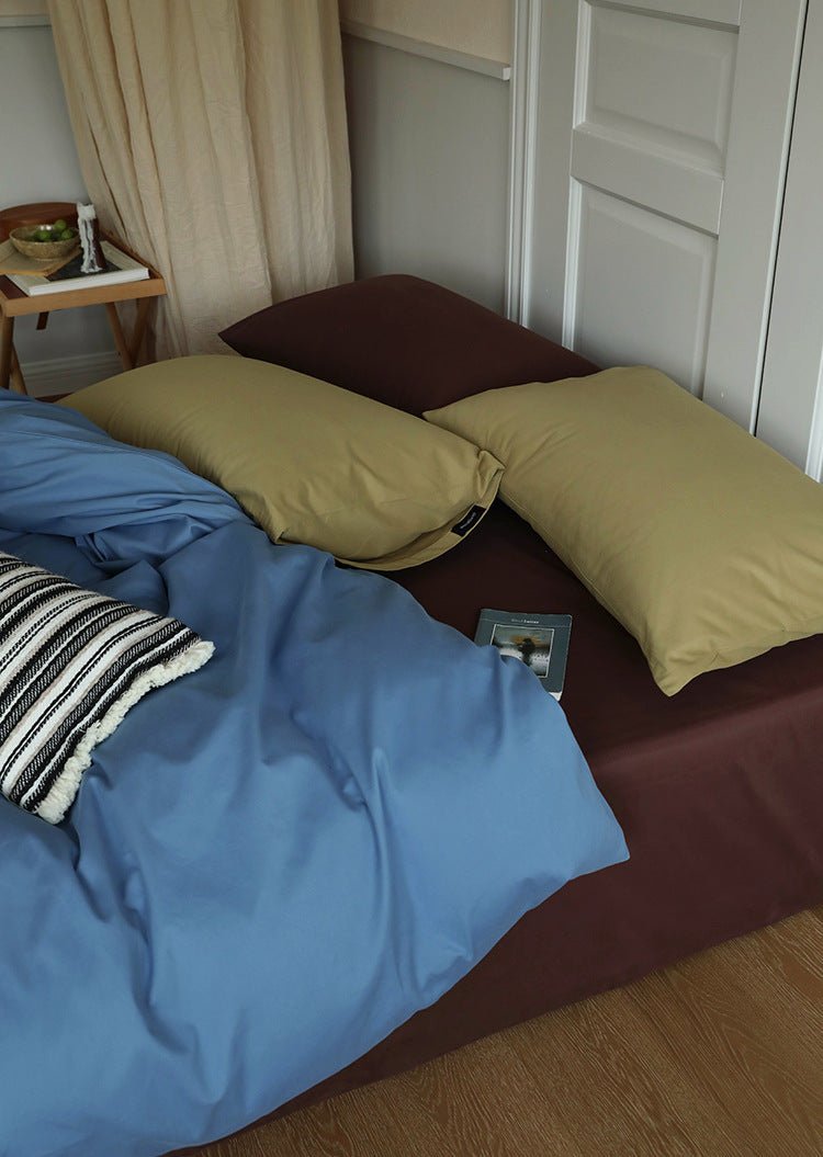  - Ever Lasting - Theo Pure Bedding Set / Green - Bedding Set - Ever Lasting