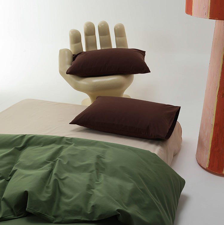  - Ever Lasting - Theo Pure Bedding Set / Green - Bedding Set - Ever Lasting