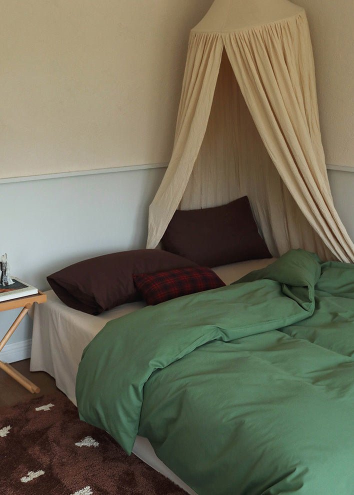  - Ever Lasting - Theo Pure Bedding Set / Green - Bedding Set - Ever Lasting