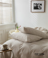 Thin Stripe Bedding Set / Beige