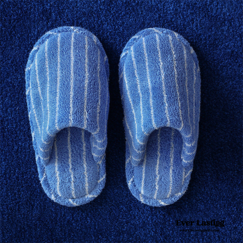 Blue slippers on sale