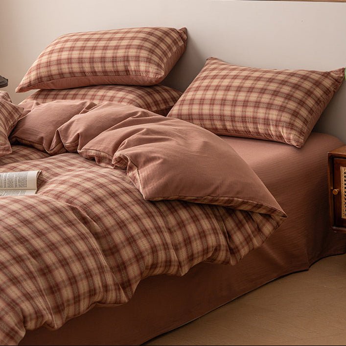  - Ever Lasting - Valentina Gingham Jacquard Bedding Bundle - Bedding Bundle - Ever Lasting