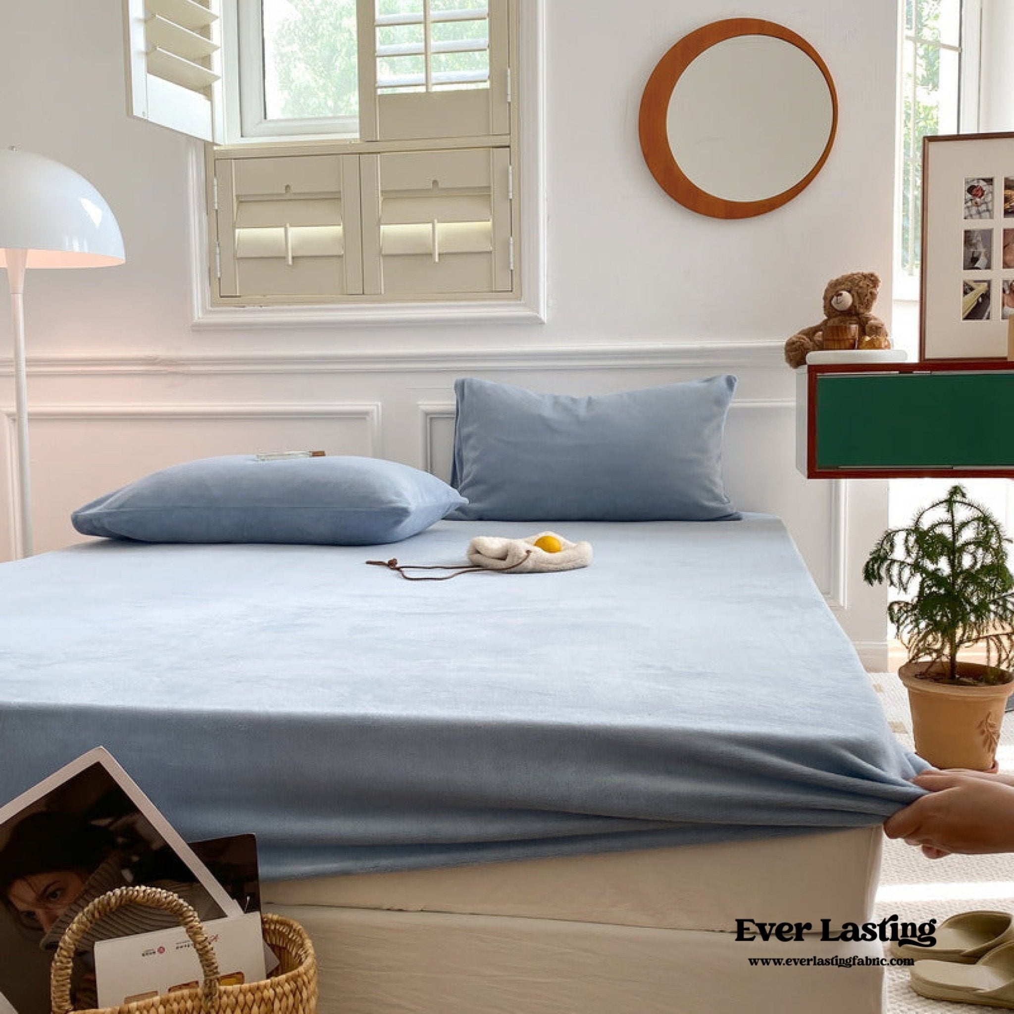 Velvet Fitted Sheet (9 Colors) - Ever Lasting