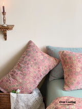 Vibrant Vintage Double Layered Floral Bedding Set