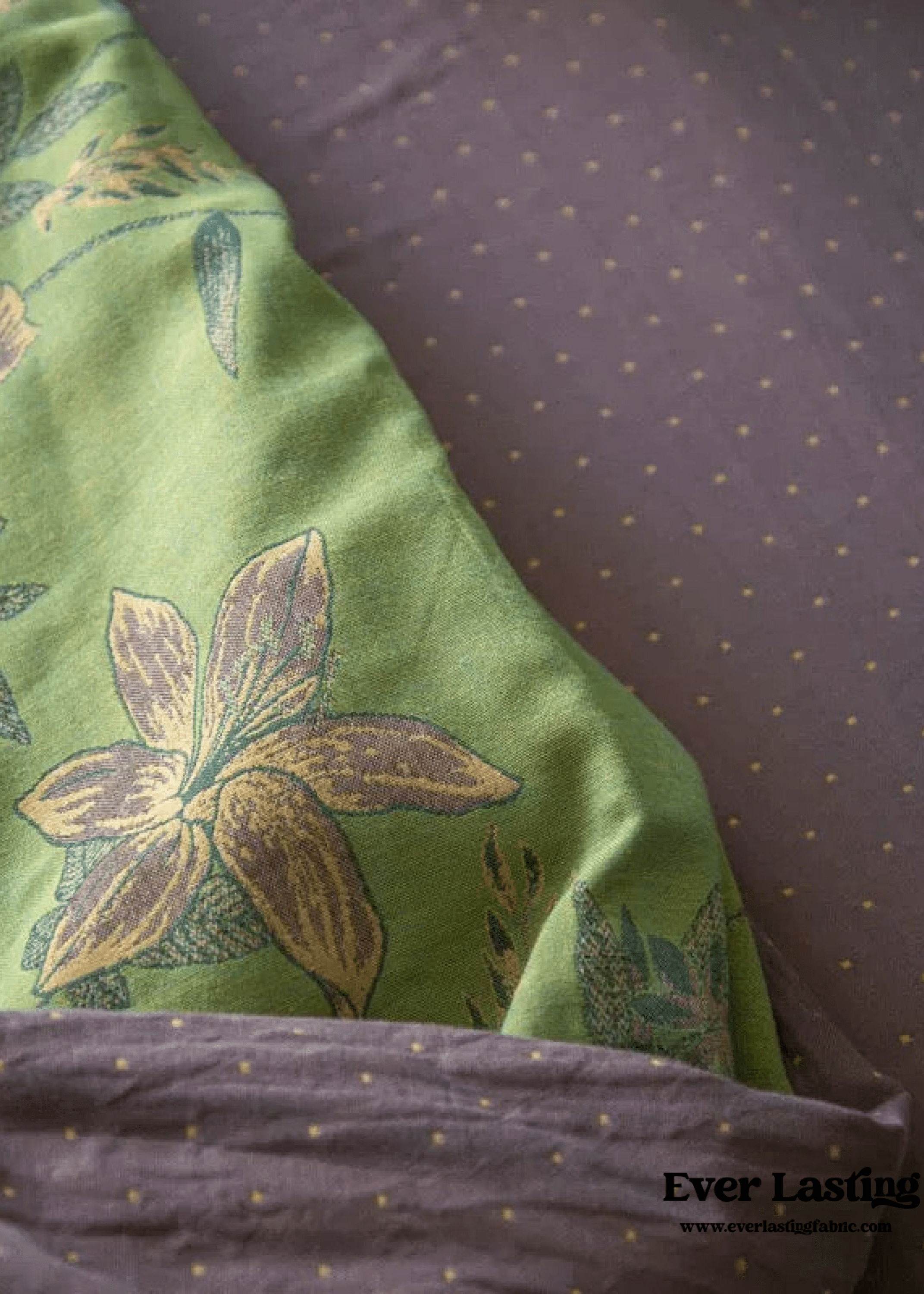  - Ever Lasting - Vibrant Vintage Double Layered Floral Bedding Set - Bedding Set - Ever Lasting