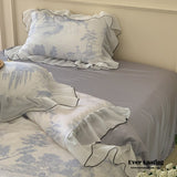 Victorian Inspired Soft Lace Ruffle Bedding Bundle