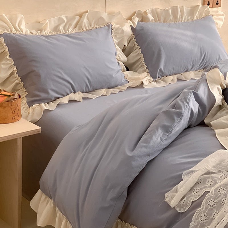  - Ever Lasting - Vintage Earth Tone Large Ruffle Bedding Bundle - Bedding Bundle - Ever Lasting