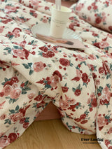 Vintage Floral Jersey Knit Bedding Bundle