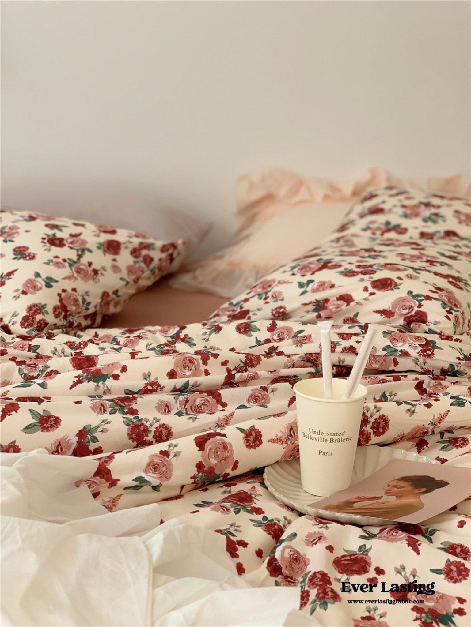 Vintage Floral Jersey Knit Bedding Bundle - Ever Lasting