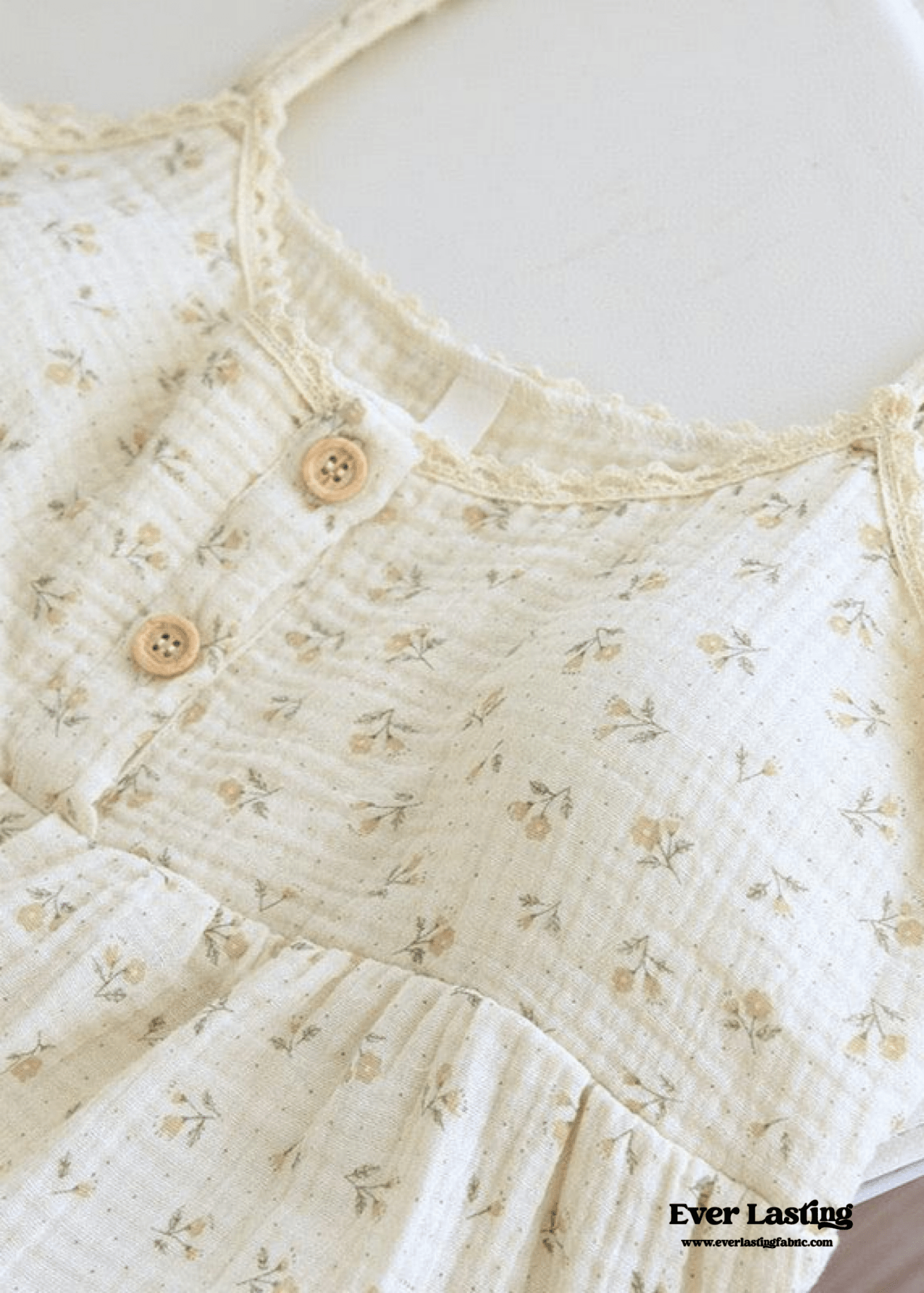 Vintage Floral Tank Cardigan and Long Pants Pajama Set / Yellow - Ever Lasting