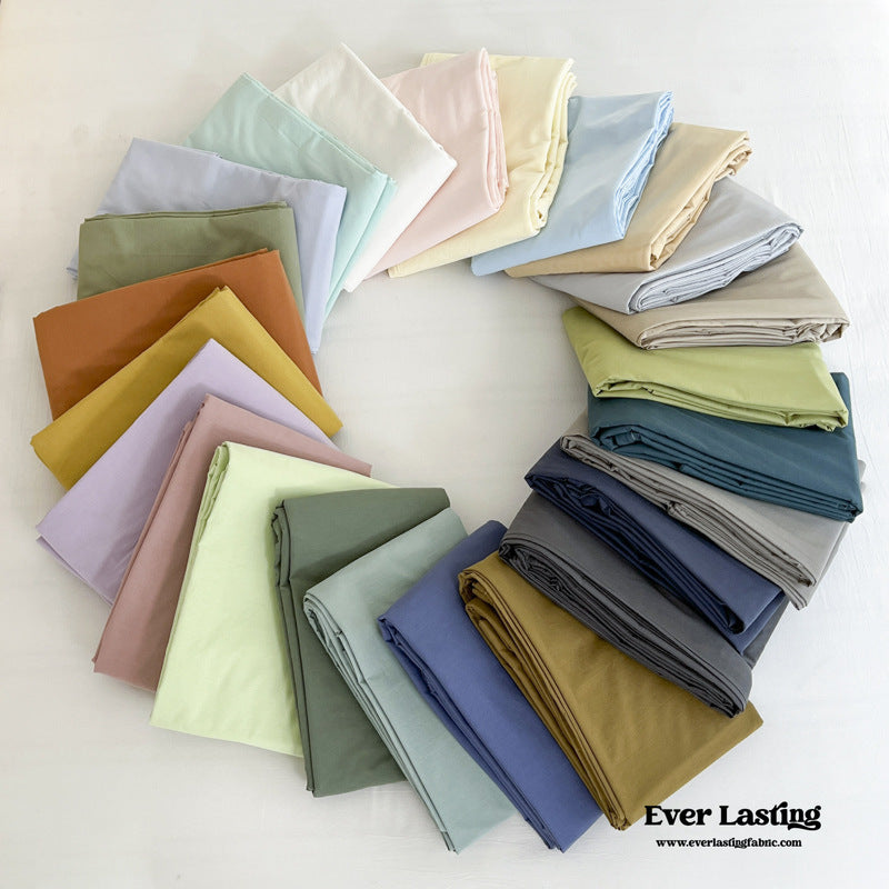 Washed Cotton Bed Sheets (12 Colors) Sheet