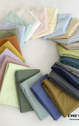 Washed Cotton Bed Sheets (15 Colors)