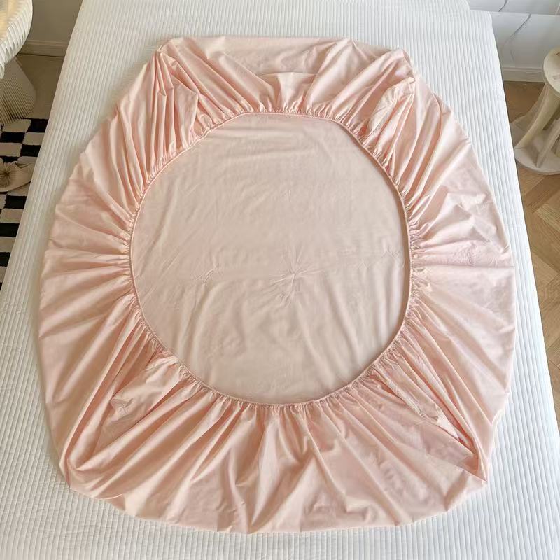 -Ever Lasting - Washed Cotton Bed Sheets / Pink (Final Sale) -Bed Sheet -Ever Lasting