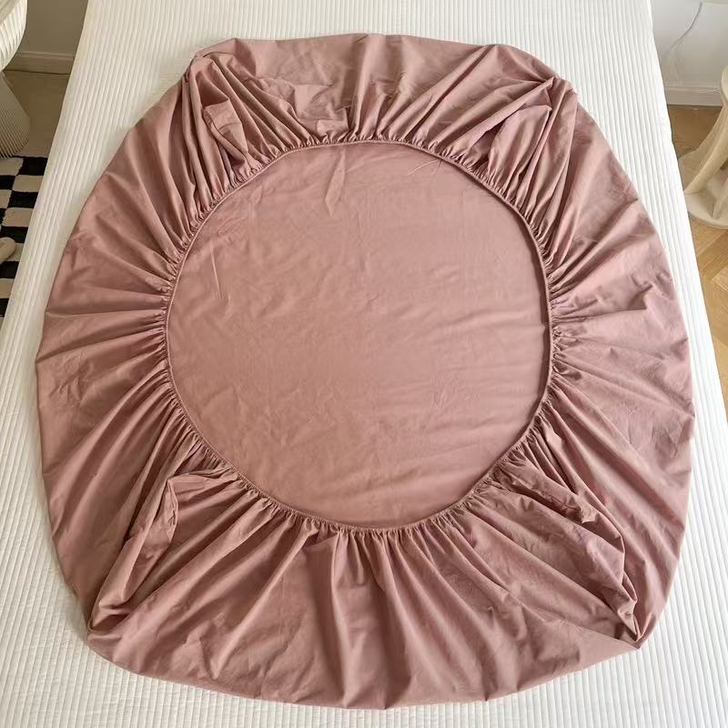 -Ever Lasting - Washed Cotton Bed Sheets / Pink (Final Sale) -Bed Sheet -Ever Lasting
